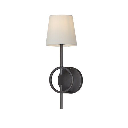 Maxim Lighting Paoli 1-Light Sconce, Charcoal Bronze 27721OFCHL